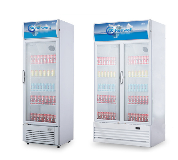 auto defrost beverage refrigerator and self-closing door beverage refrigerator